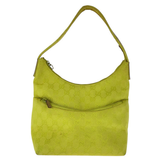 Gucci GG Canvas Leather Shoulder Bag