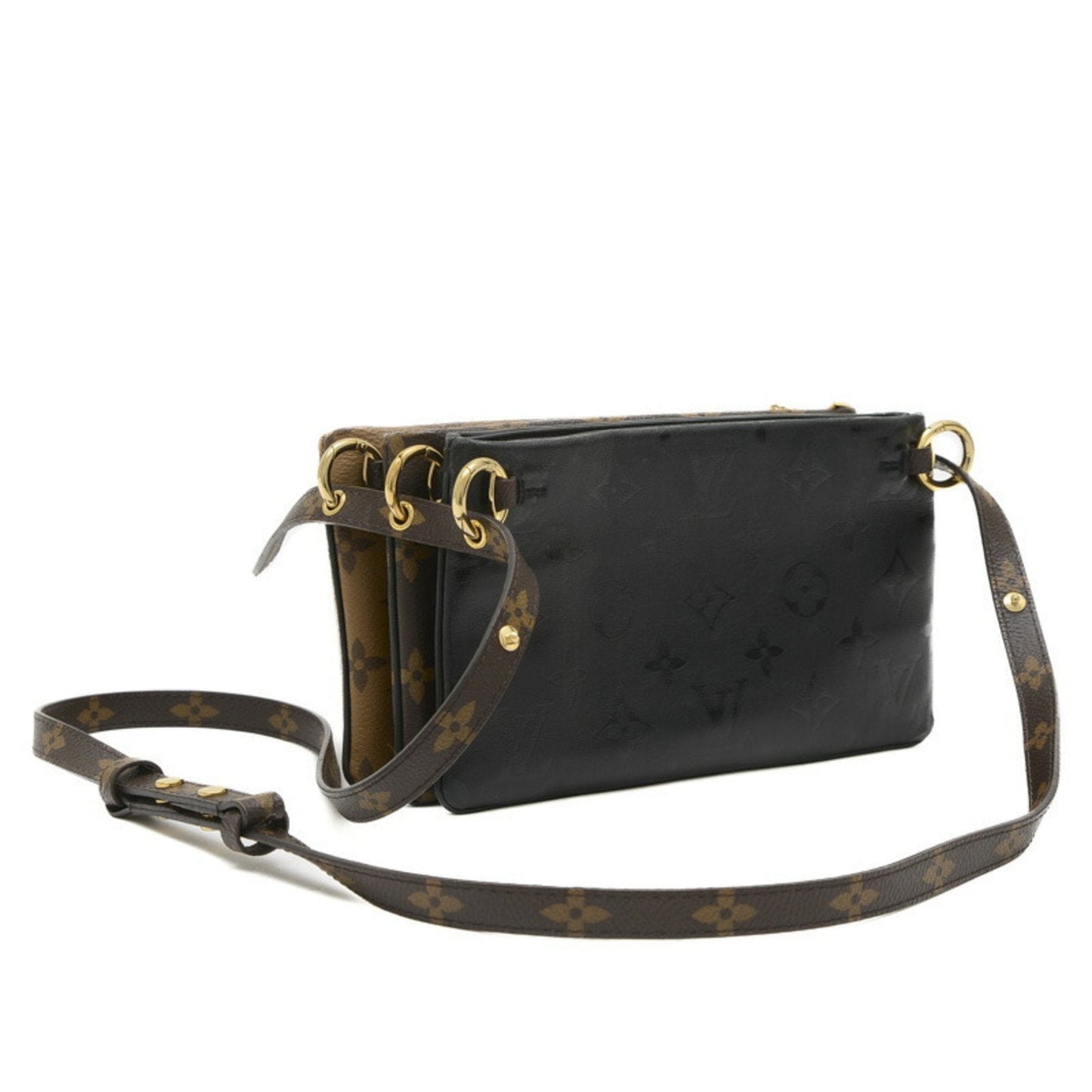 Louis Vuitton Monogram Monogram Reverse Leather Pochette Shoulder Bag