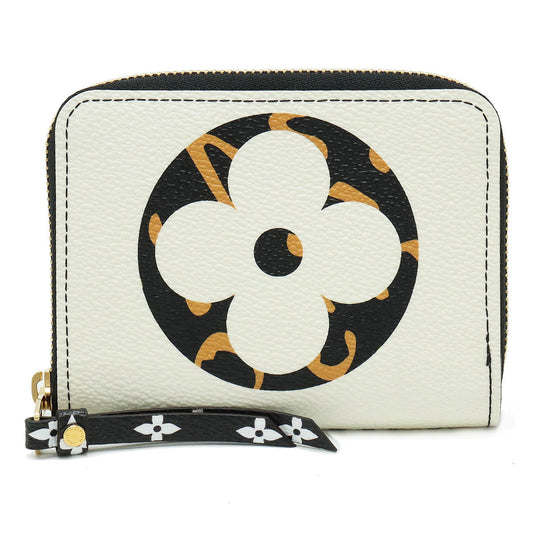 Louis Vuitton Louis Vuitton Monogram Jungle Zippy Coinpass Round Fassner Coincase Ivory M67879