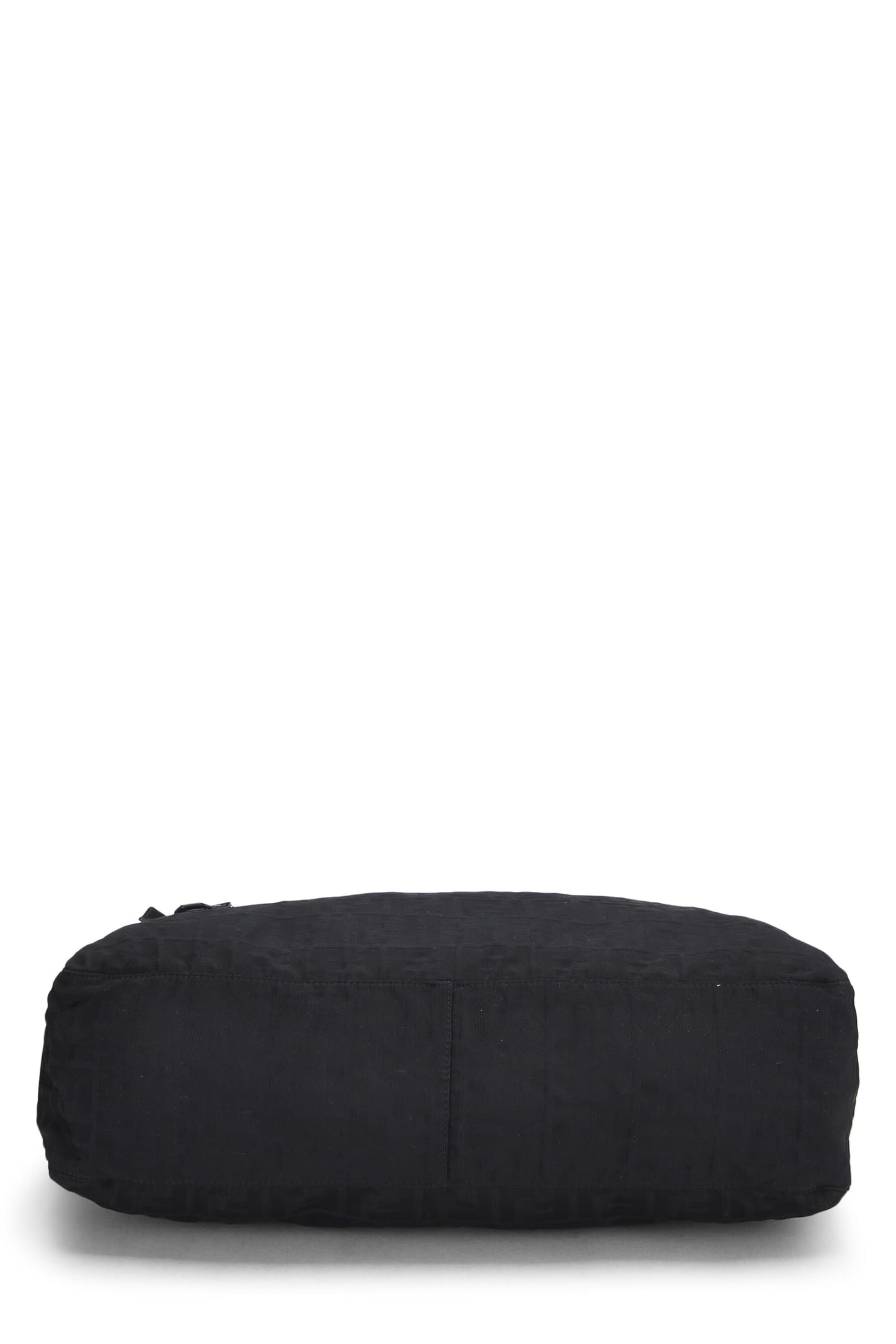 Fendi, Black Zucca Canvas Messenger Bag, Black