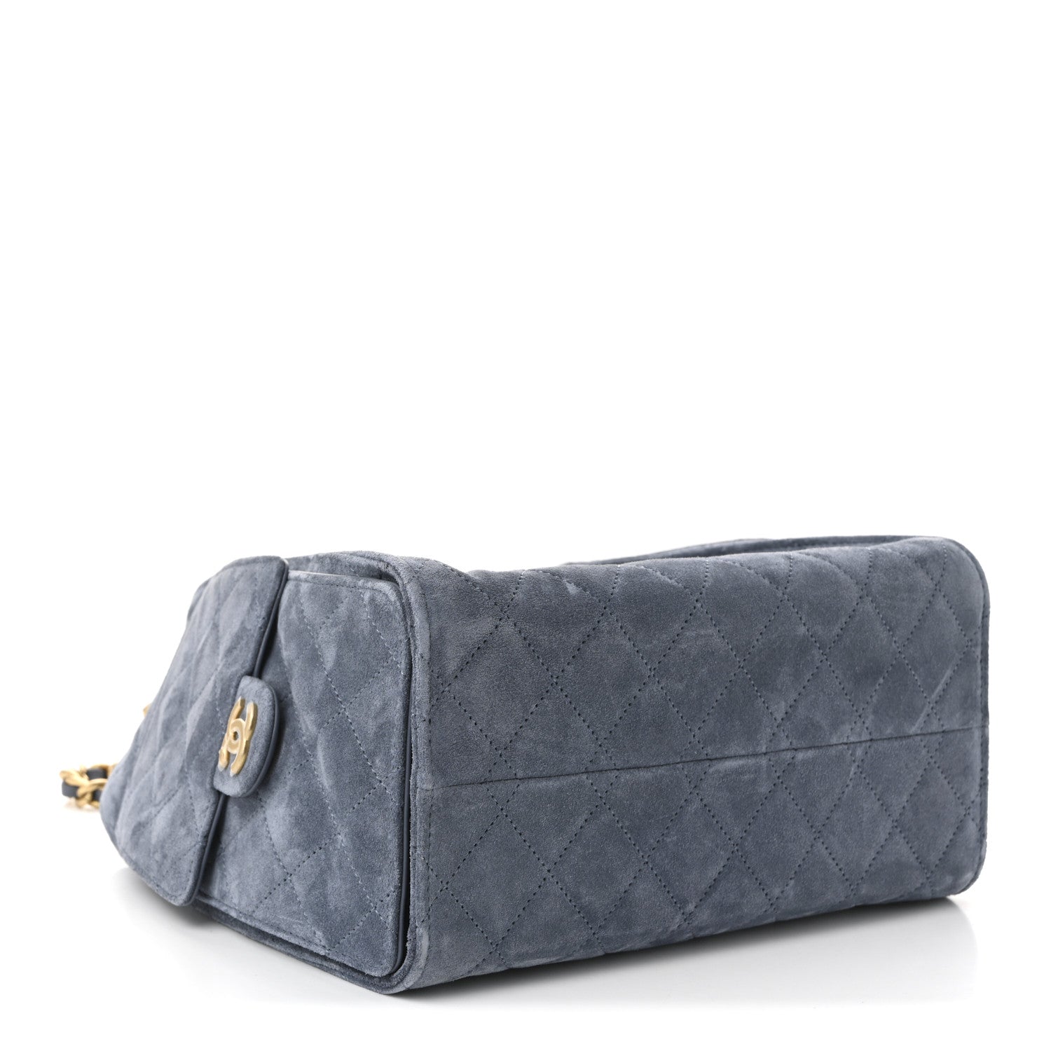 Chanel Suede Quilted Small Chanel 25 Handbag - Rovelle Bags