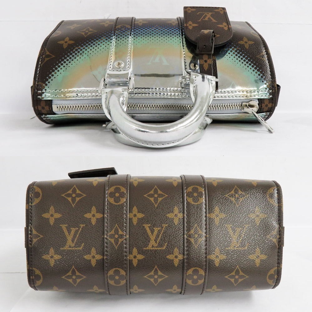 Louis Vuitton Monogram Metallic Nebula Kippur Bandouliere 25 M23119 Silver Handbag Crossbody Silver Handbag Crossbody Mens