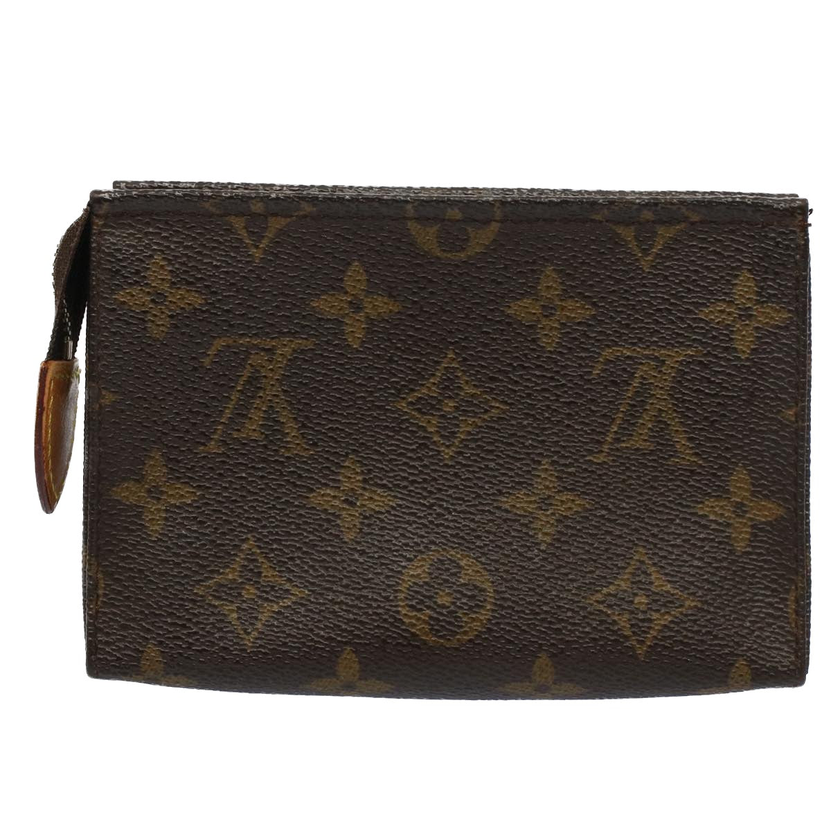 LOUIS VUITTON Monogram Poche Toilette 15 Pouch M47546 LV Auth 53048