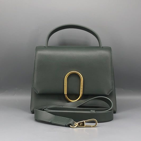 3.1 Phillip Lim Dark Green Pashli Mini Satchel Handbag