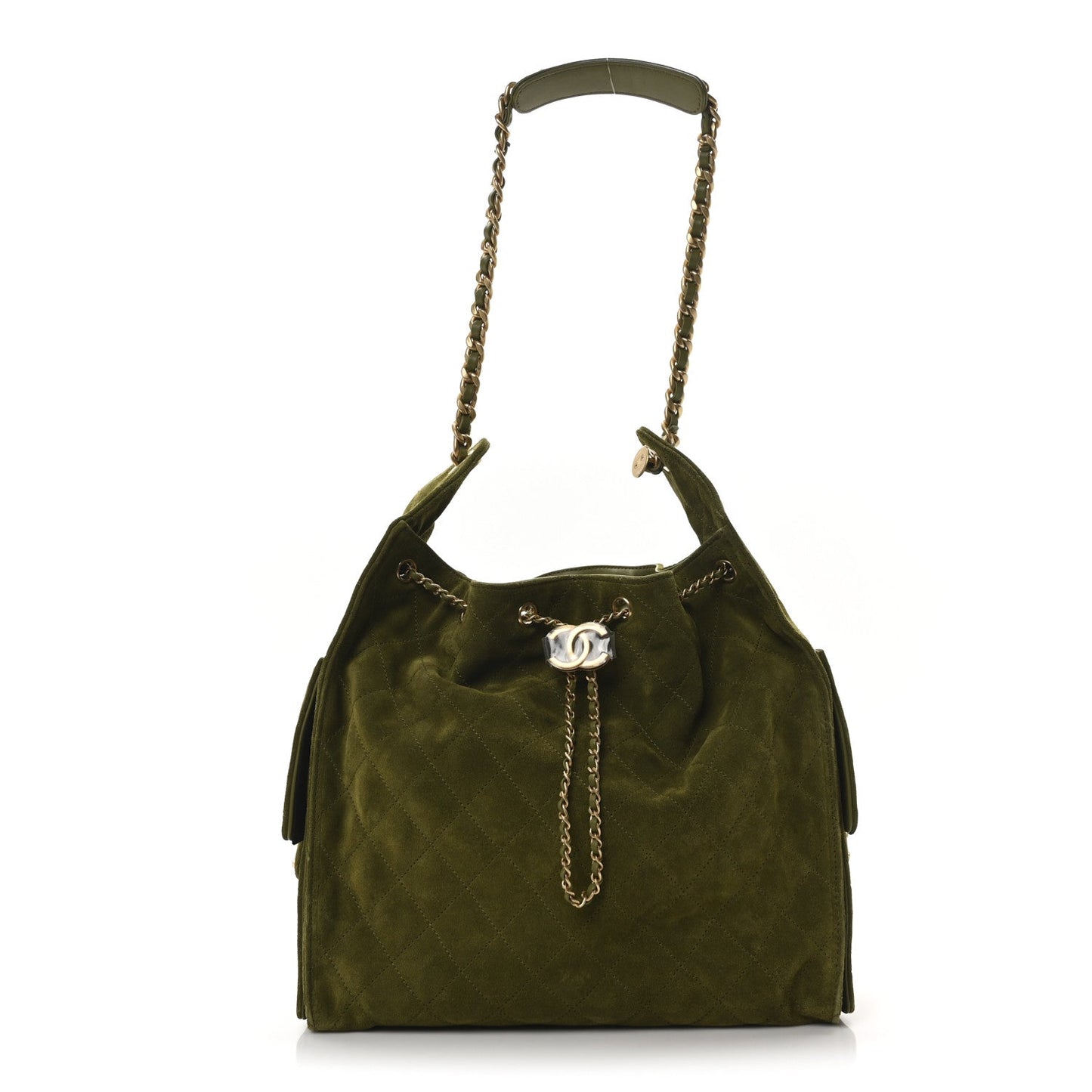 Chanel Suede Quilted Medium Chanel 25 Handbag - Rovelle Bags