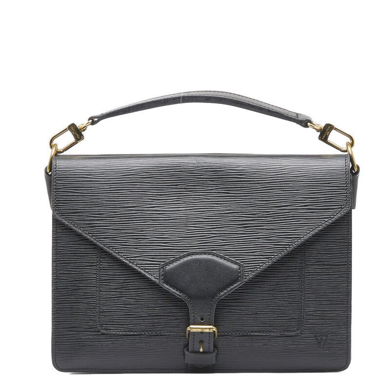 Louis Vuitton Epi Beef Handbag M52322 Noir Black Leather Louis Vuitton