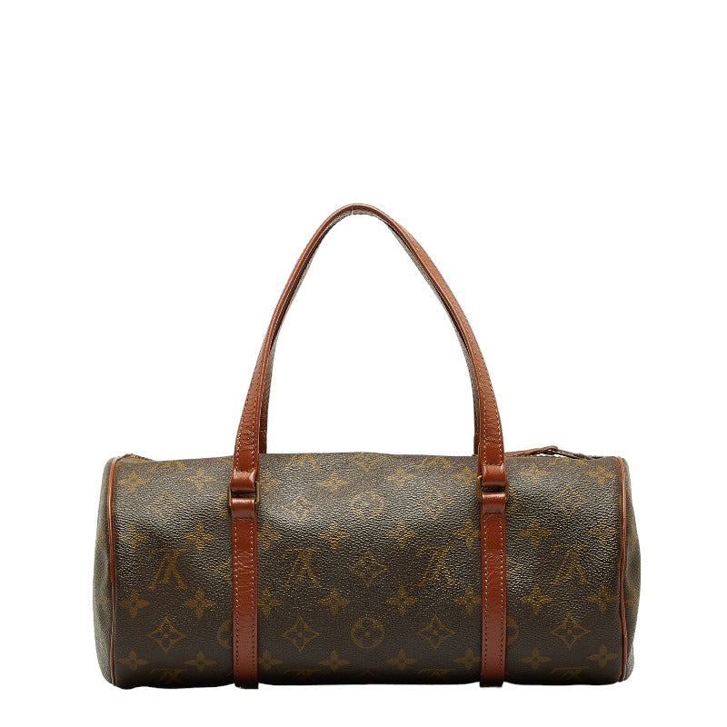 Louis Vuitton Monogram Papillon 30 Handbag M51365 Brown PVC Leather Louis Vuitton