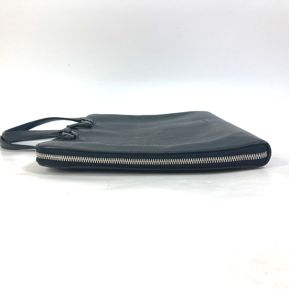 DIOR HOMME Business bag leather black Handbag Tote Bag logo mens