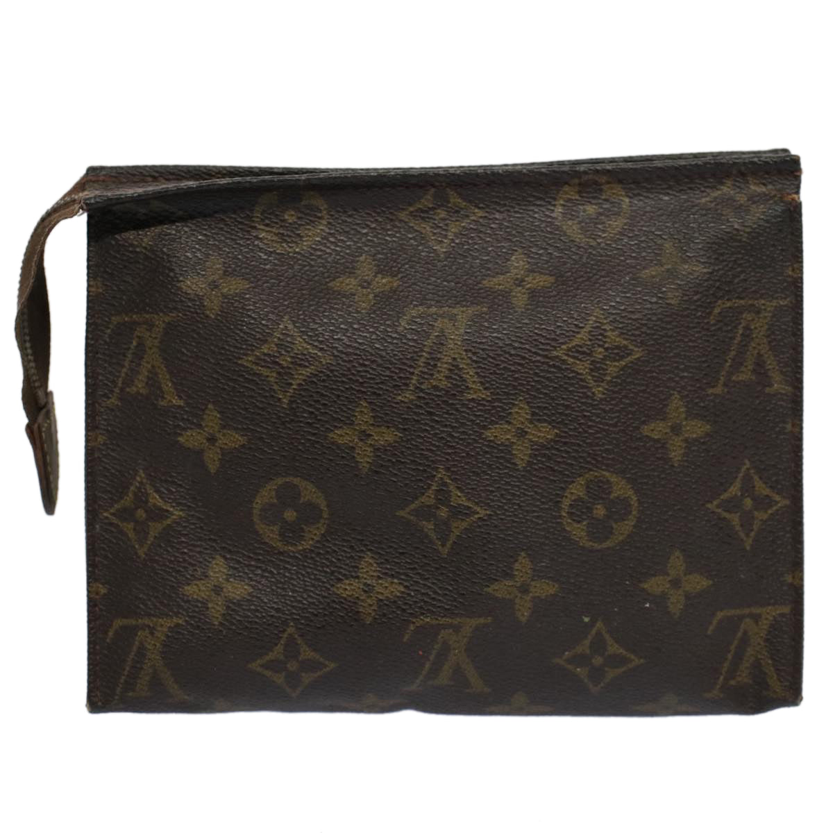 LOUIS VUITTON Monogram Poche Toilette 19 Pouch M47544 LV Auth 56426