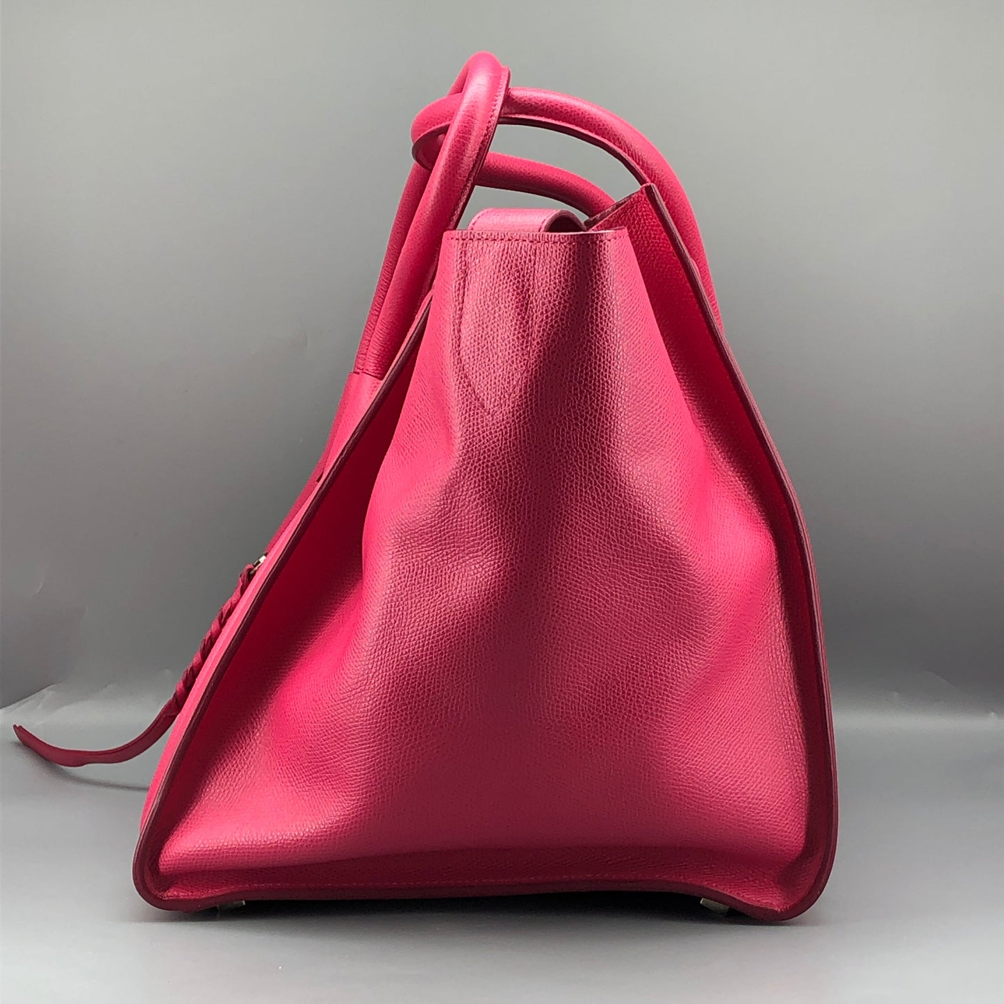 Celine Pink Calf Leather Phantom Luggage Tote Bag