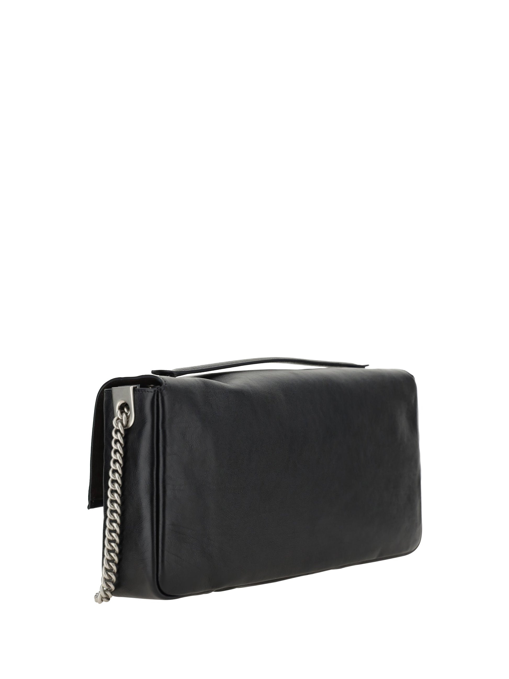 Fendi Women Leather Baguette Shoulder Bag