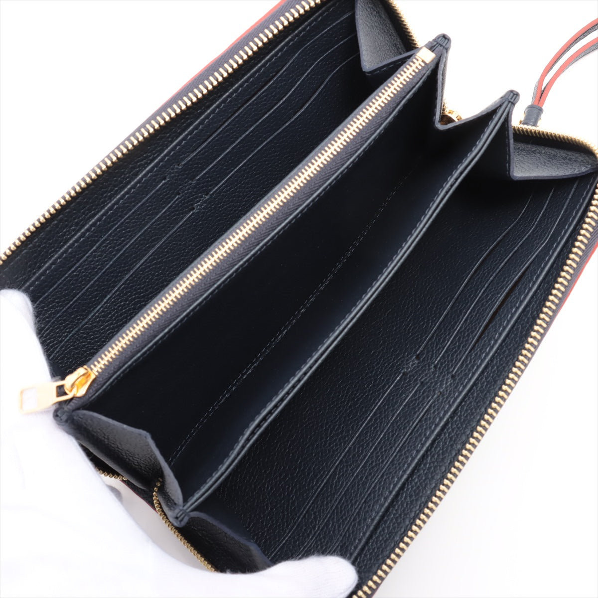 Louis Vuitton Monogram Amplant Wallet M62121 Marine Round Zip Wallet