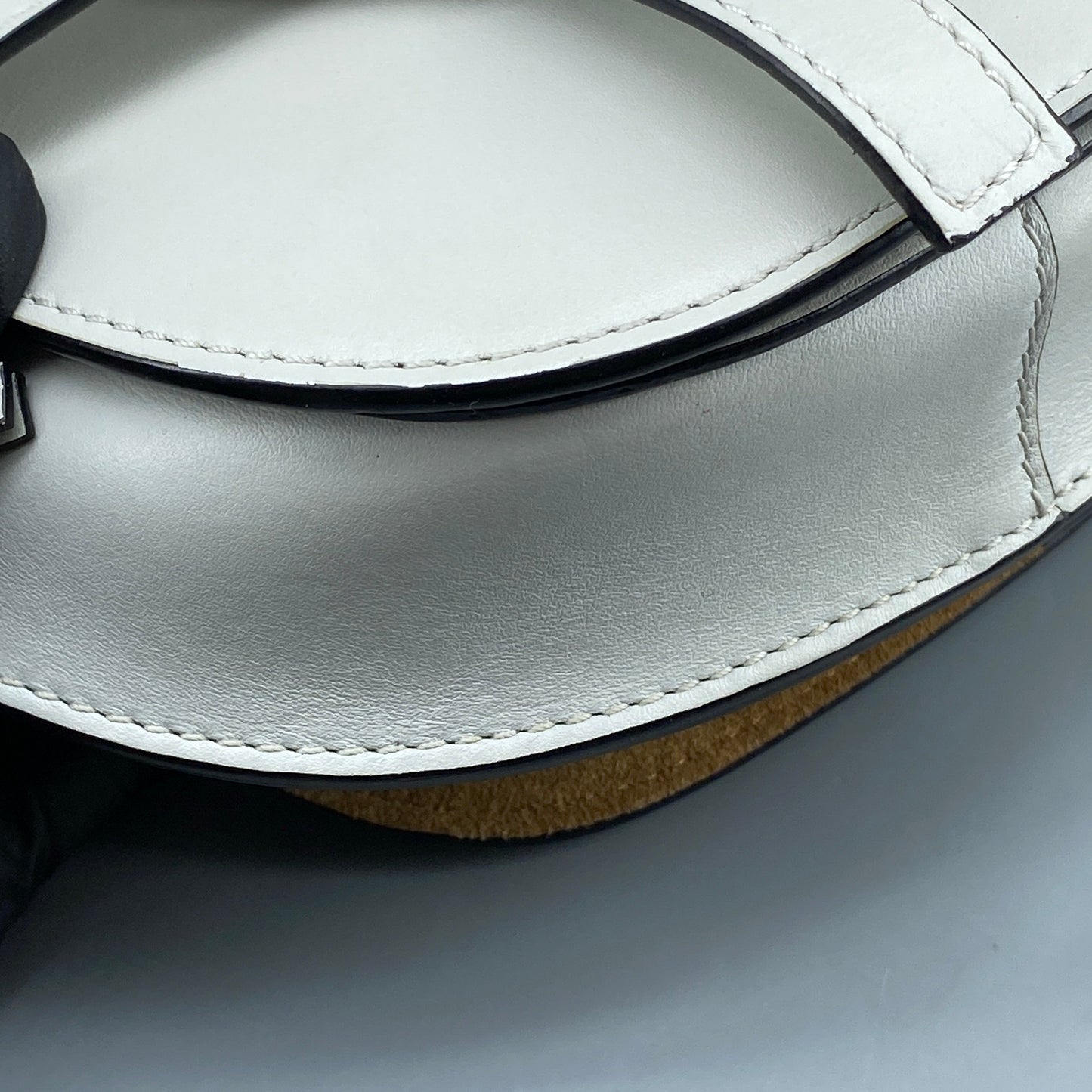 Loewe Gate Mini White Smooth Calfskin Belt Bag