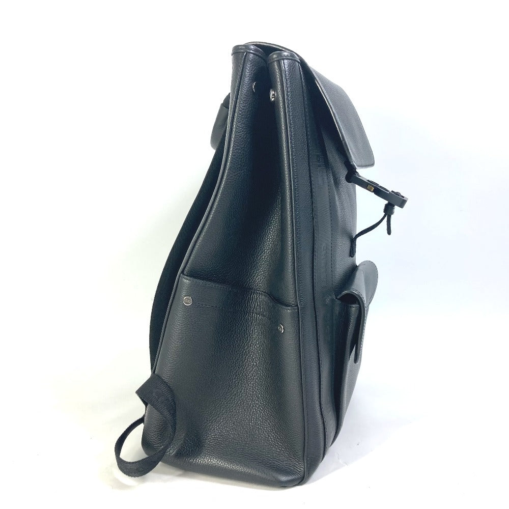 Dior Backpack 1ADBA143SSE leather black Saddle backpack mens