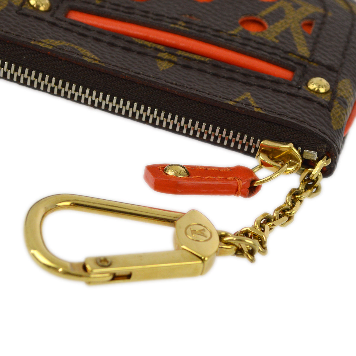Louis Vuitton Monogram Perfo Pochette Cles Coin Purse M95222