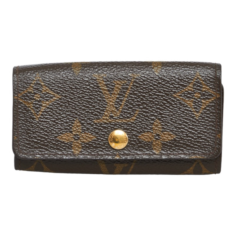 Louis Vuitton Monogram M62631 Keycase Leather Brown