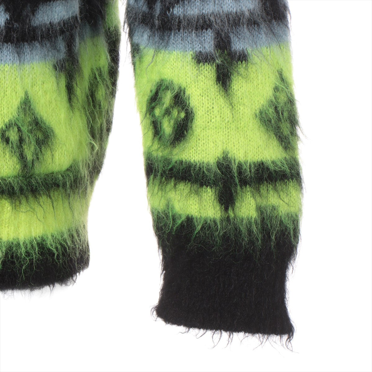 Louis Vuitton 22AW Wool x Moheya Cardigan S Multicolor Monogram RM222V