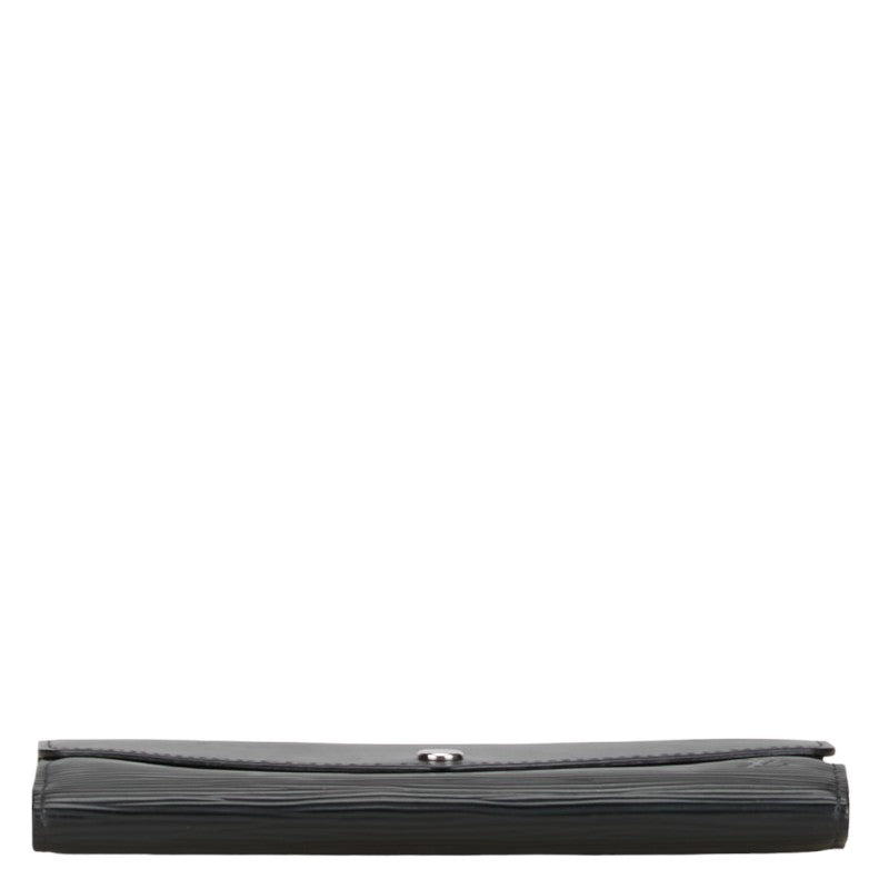 Louis Vuitton Epi Portefolio Sarah Long Wallet M60582 Black Leather Louis Vuitton