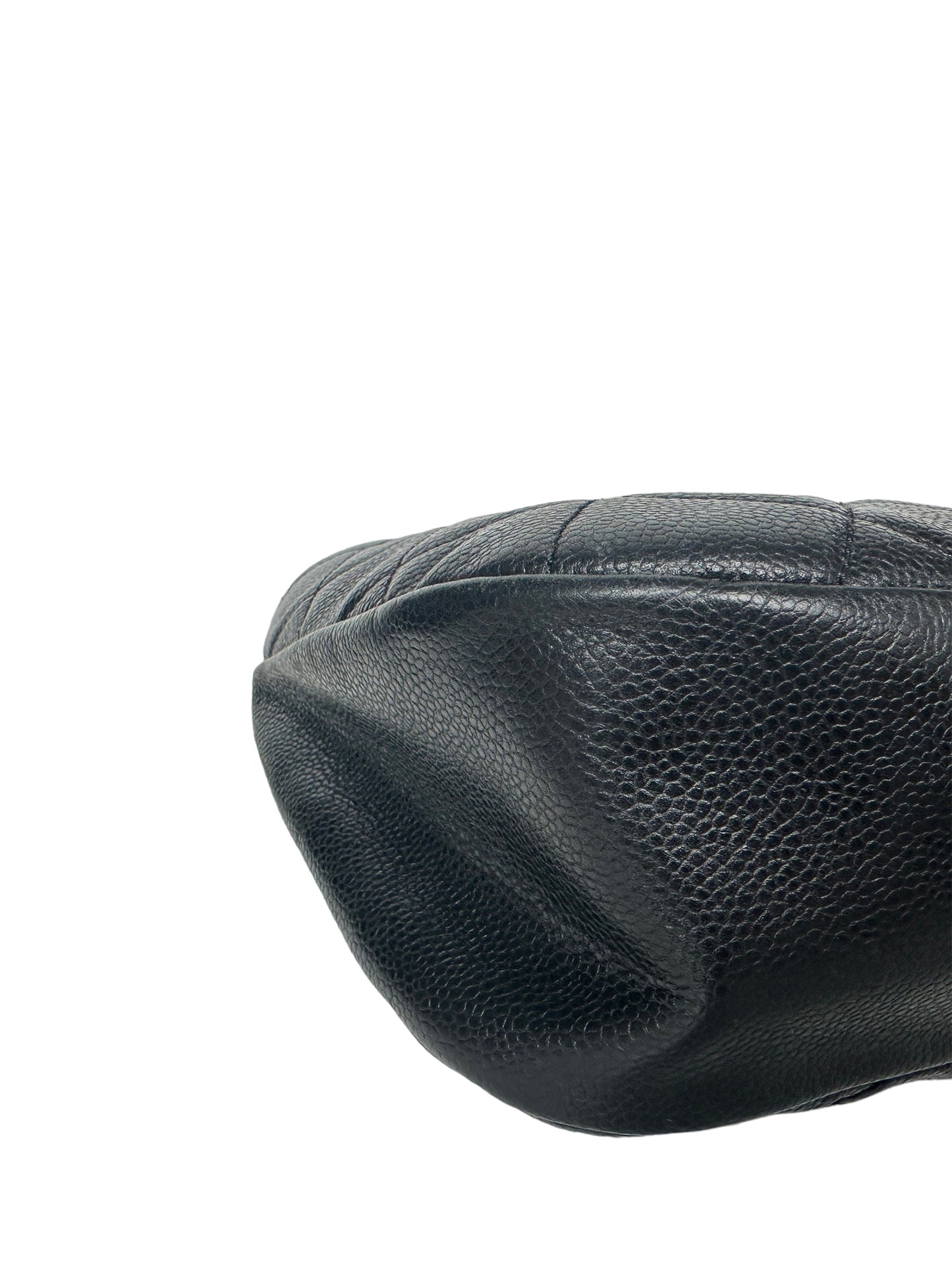 Chanel Black Caviar Leather Timeless Soft Tote Bag - Rovelle Bags