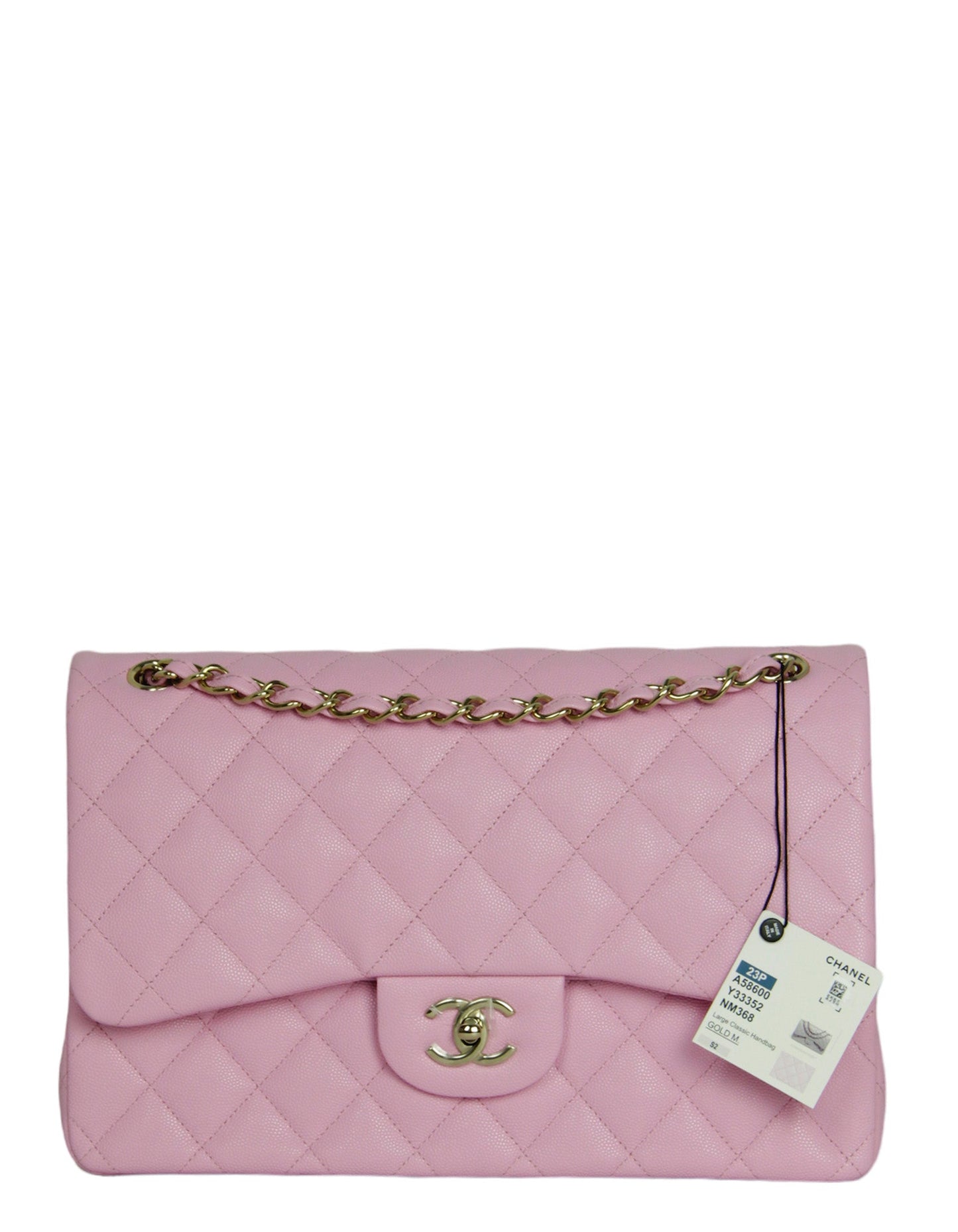 Chanel Lilac Caviar Leather Quilted Classic Flap Bag - Rovelle Bags