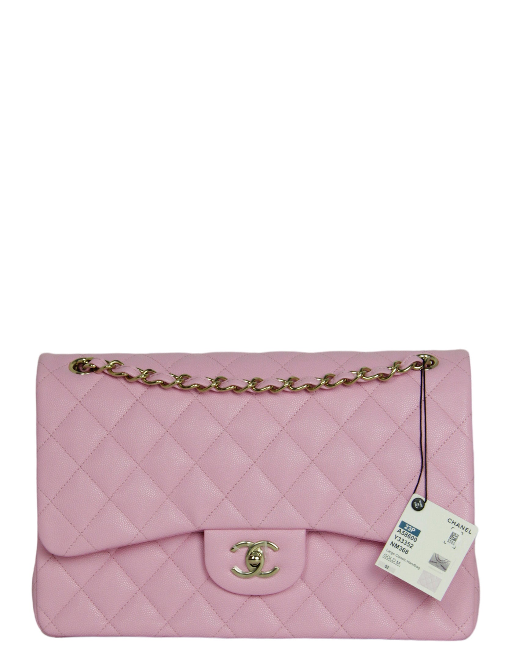 Chanel Lilac Caviar Leather Quilted Classic Flap Bag - Rovelle Bags