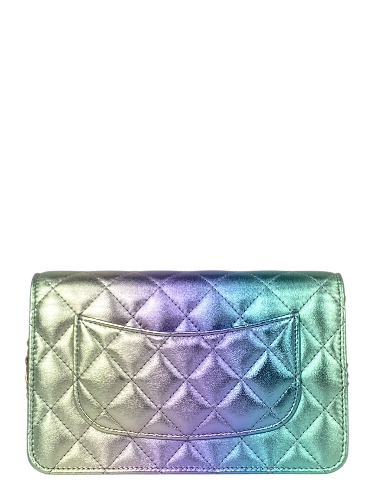 Chanel '24C Metallic Ombre Leather Wallet Crossbody Bag - Rovelle Bags