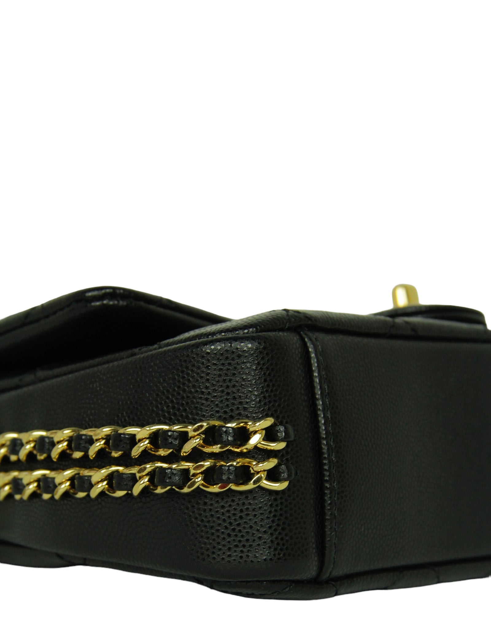 Chanel NEW 23C Black Caviar CC Flap Bag - Rovelle Bags