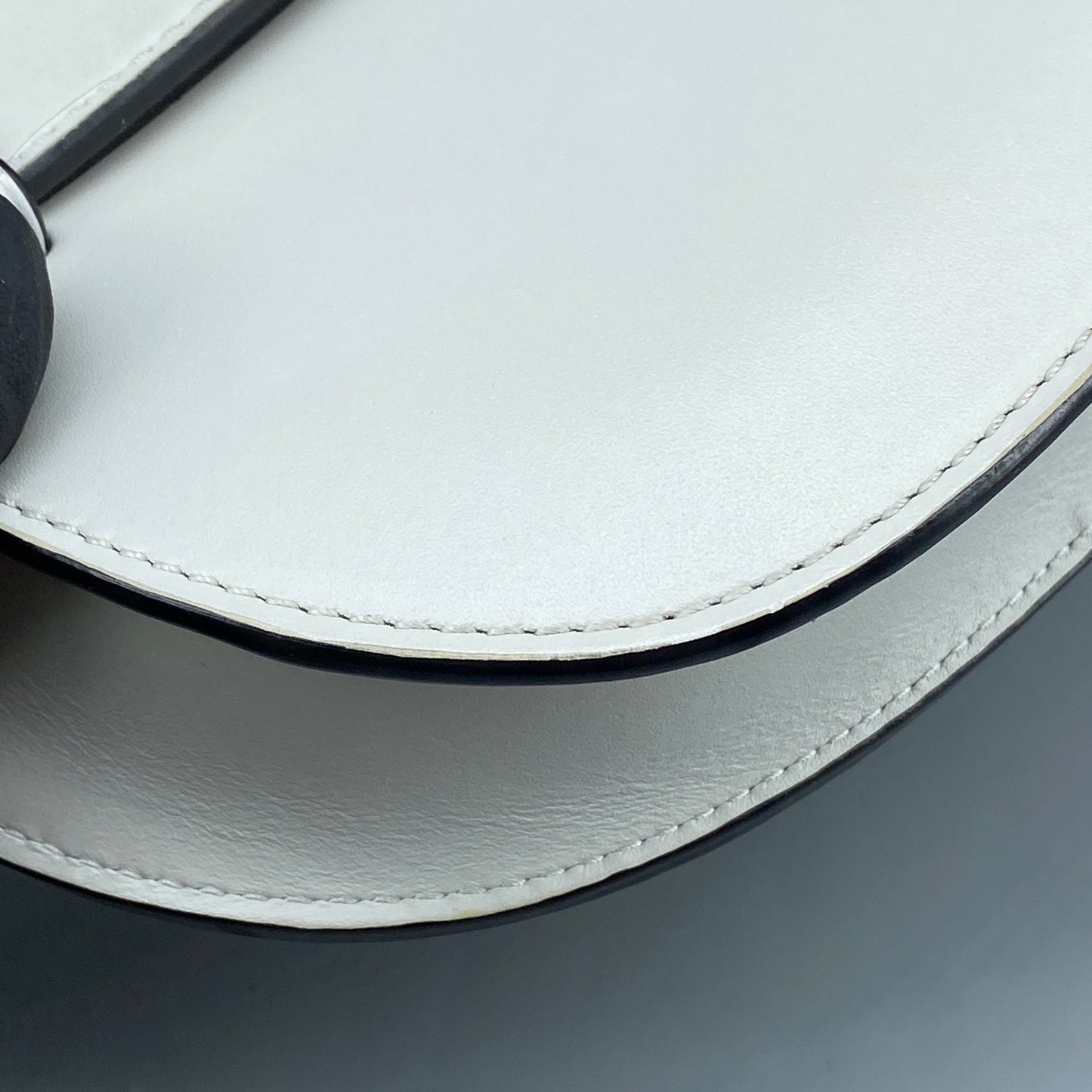 Loewe Gate Mini White Smooth Calfskin Belt Bag