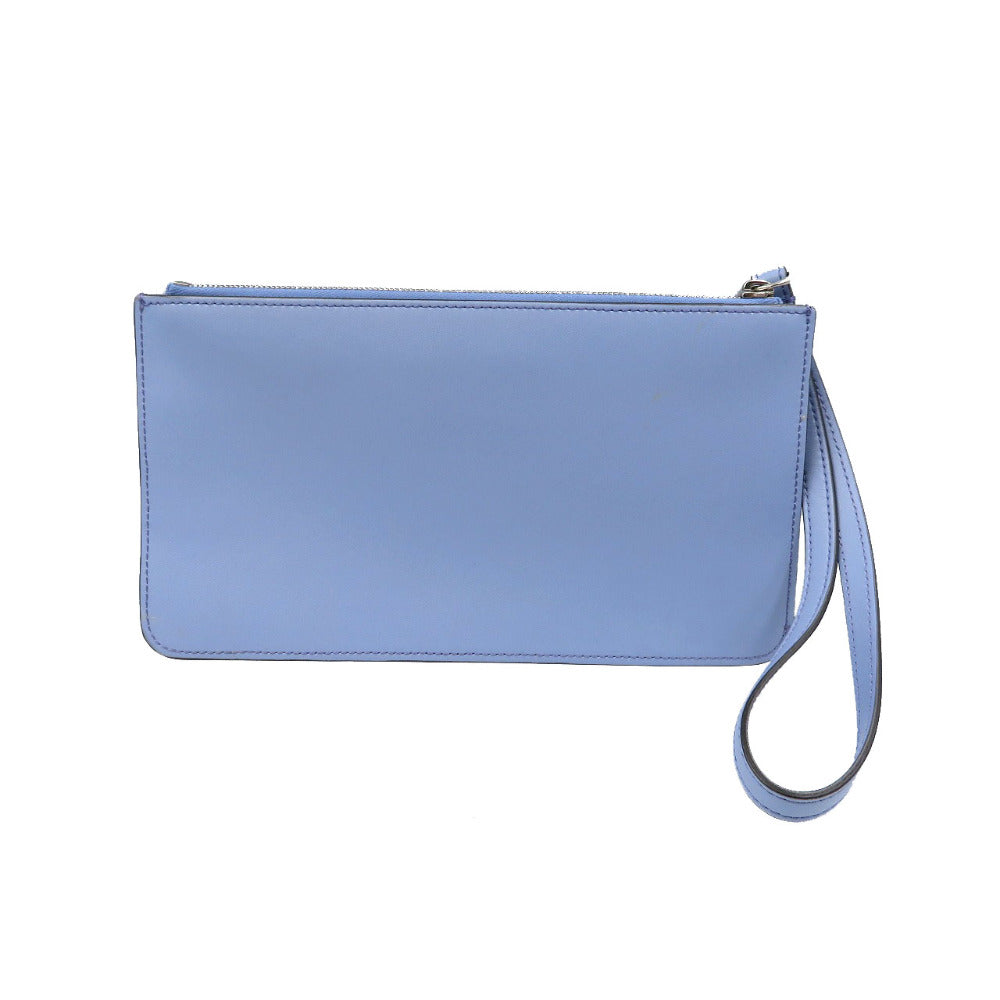 FENDI Pouch 8M0341 leather blue Multi studs Women