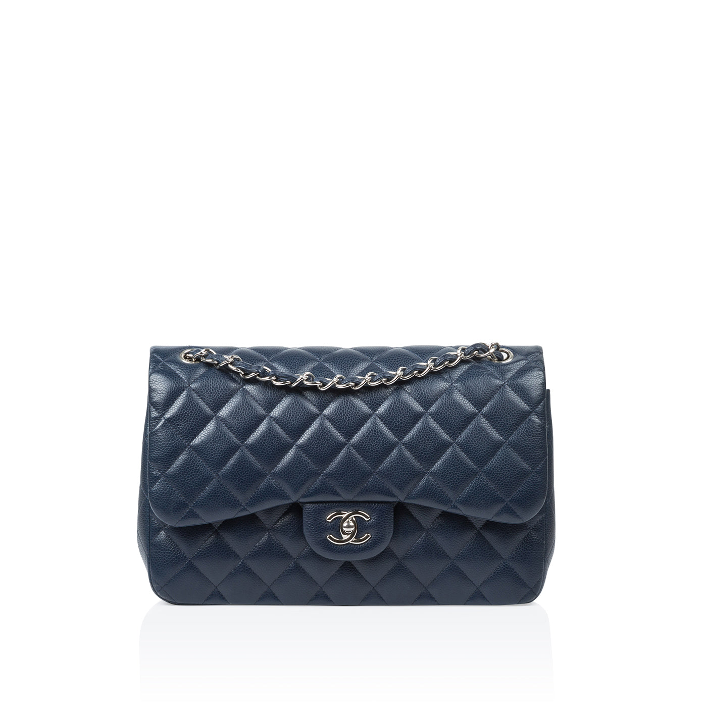 Chanel Jumbo Navy Classic Flap Bag