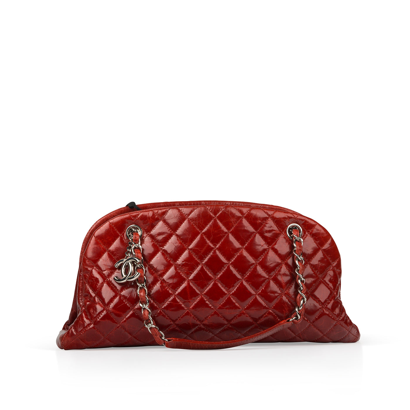 Chanel Timeless Leather Silver Handbag Leather