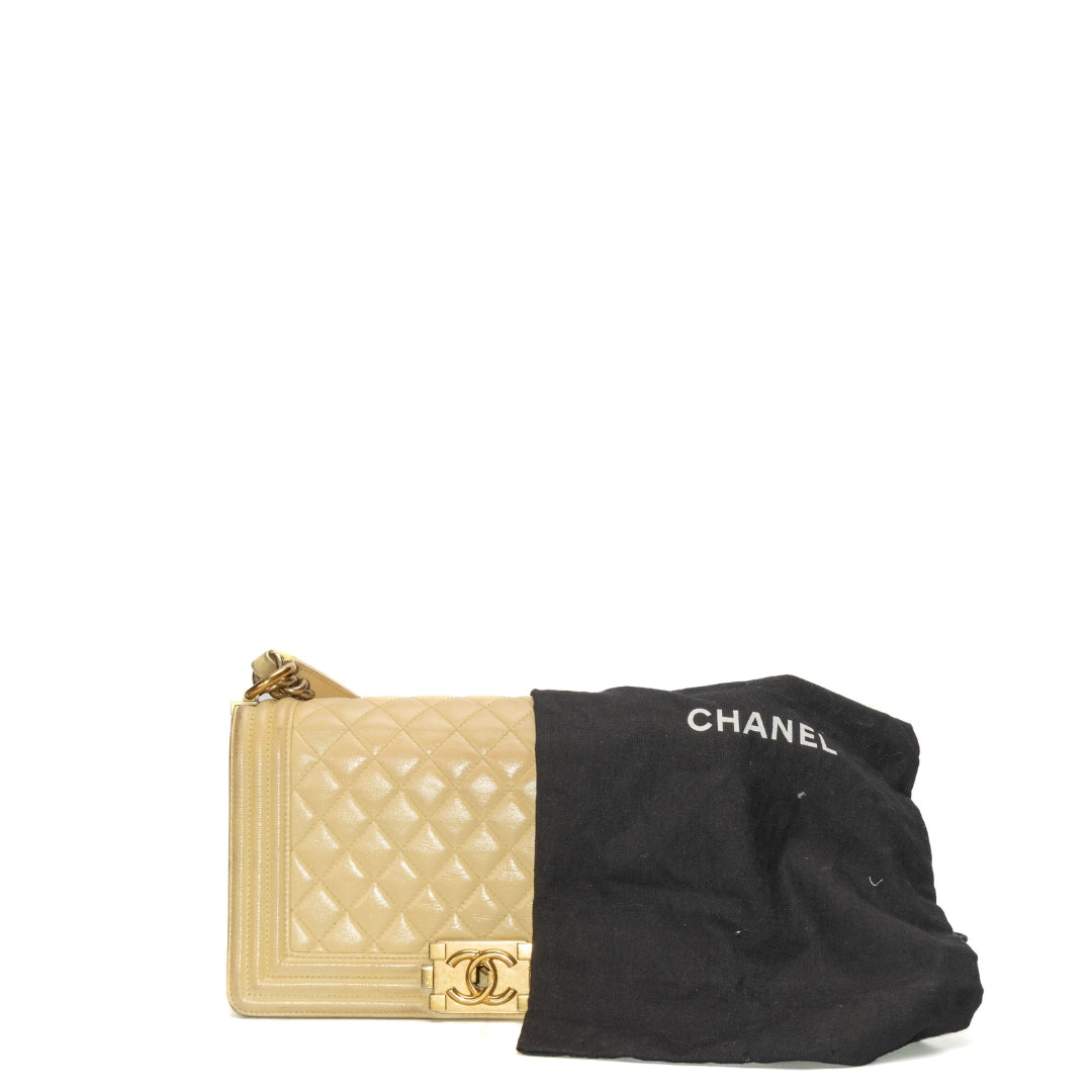 Chanel Medium Lambskin Boy Flap Crossbody Crossbody Bag - Rovelle Bags