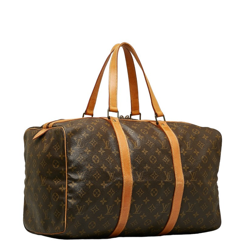 Louis Vuitton Monogram Baseball 45 Boston Bag M41624 Brown PVC Leather Louis Vuitton