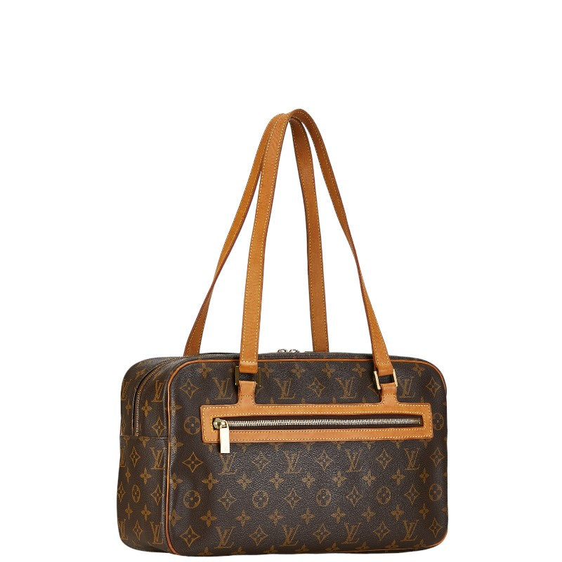 Louis Vuitton Monogram City GM Shoulder Bag M51181 Brown PVC Leather Louis Vuitton