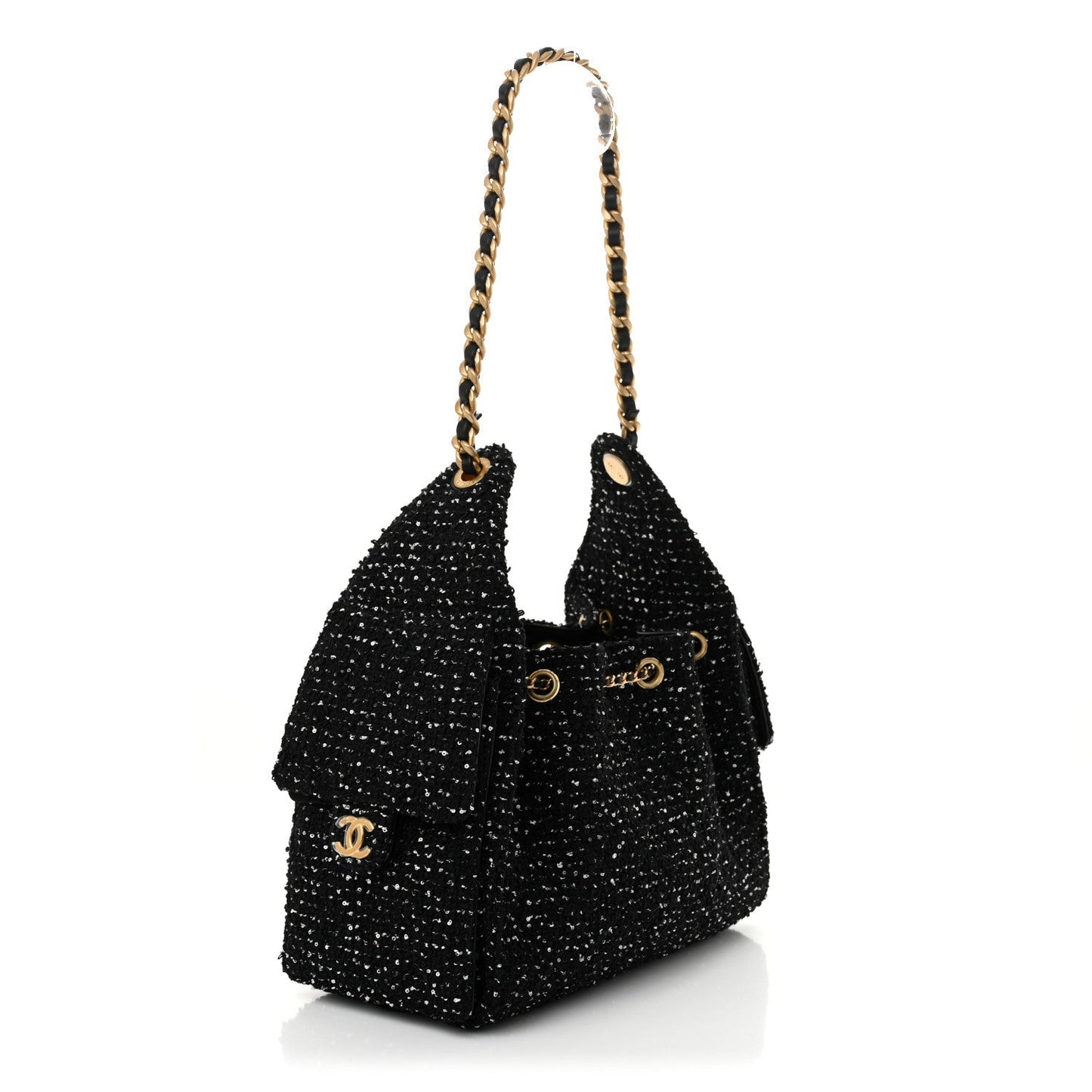 Chanel Tweed Quilted Small Chanel 25 Handbag - Rovelle Bags