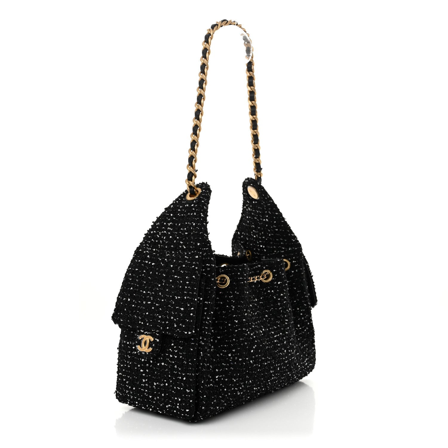 Chanel Tweed Quilted Small Chanel 25 Handbag - Rovelle Bags