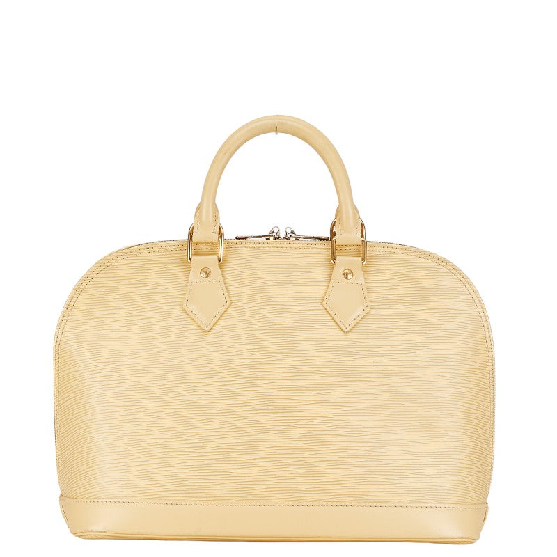 Louis Vuitton Epi Alma PM Handbag M41155 Dune Yellow Leather Louis Vuitton