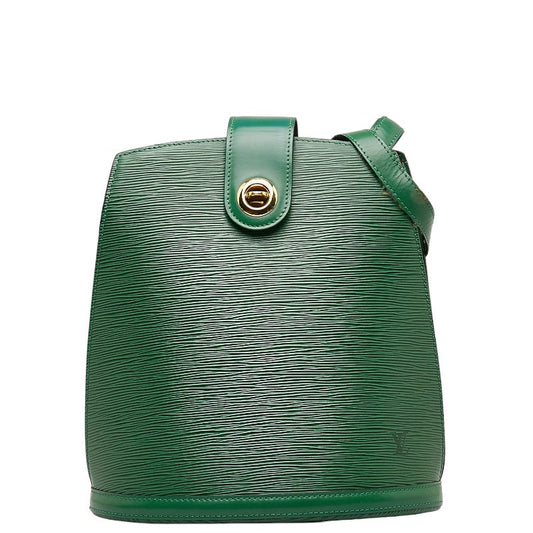 Louis Vuitton Clooney houlder Bag M52254 Borneo Green Leather Lady Louis Vuitton