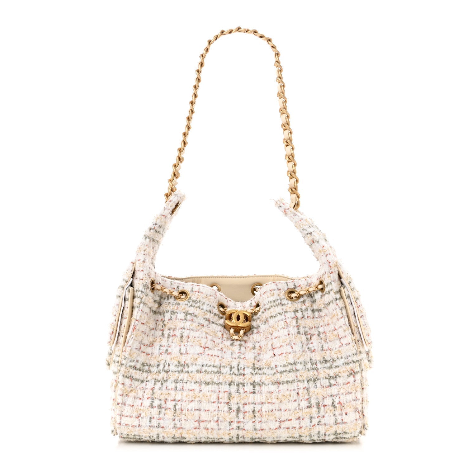 Chanel Tweed Quilted Small Chanel 25 Handbag - Rovelle Bags