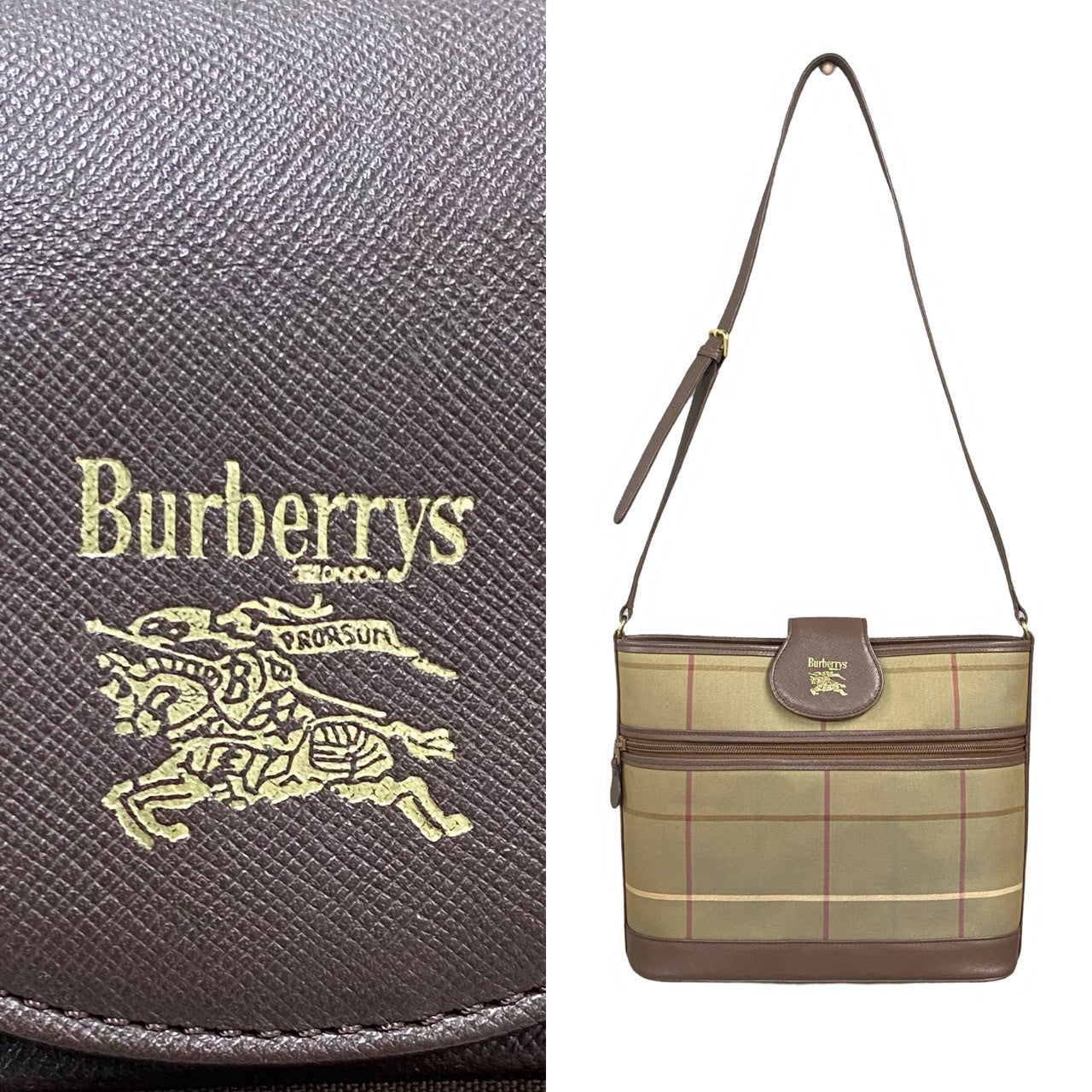 Burberry Check Shoulder Bag - Rovelle Bags