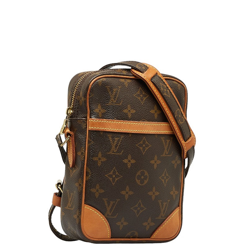 Louis Vuitton Monogram Danube Shoulder Bag M45266 Brown PVC Leather Louis Vuitton
