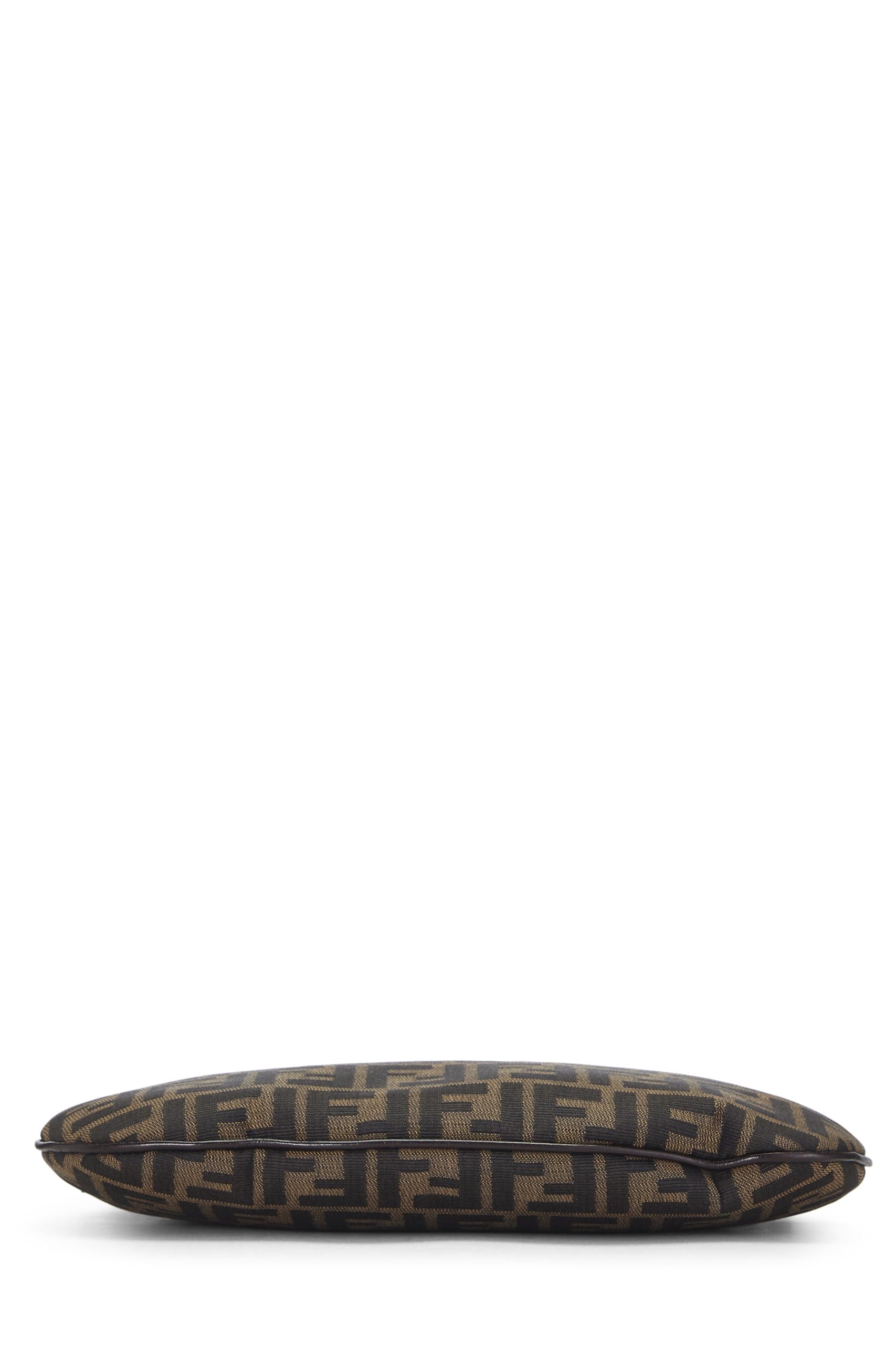 Fendi, Brown Zucca Canvas Shoulder Bag, Brown