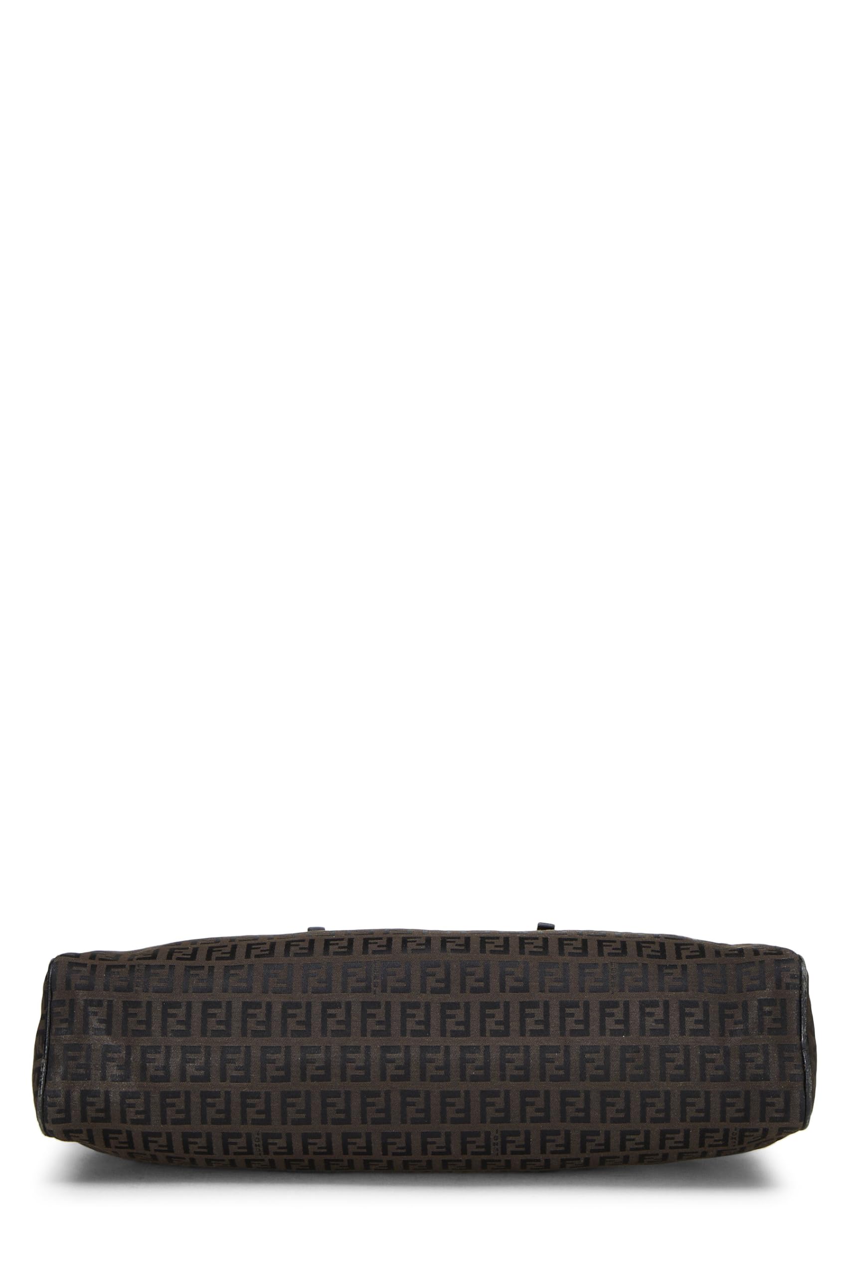 Fendi, Black Zucchino Boston Bag Long, Black