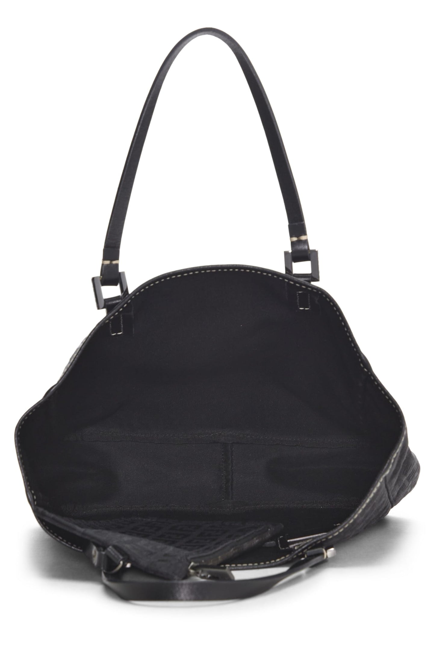 Fendi, Black Zucchino Canvas Tote, Black