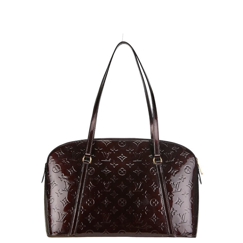 Louis Vuitton Monogram Vernis Avalon Shoulder Bag M91745 Rouge Forest Wine Red Patent Leather Louis Vuitton