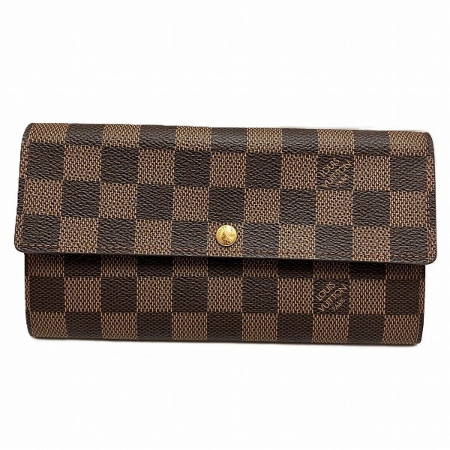 Louis Vuitton Damier Damier Canvas Long Wallet (Bi-Fold)