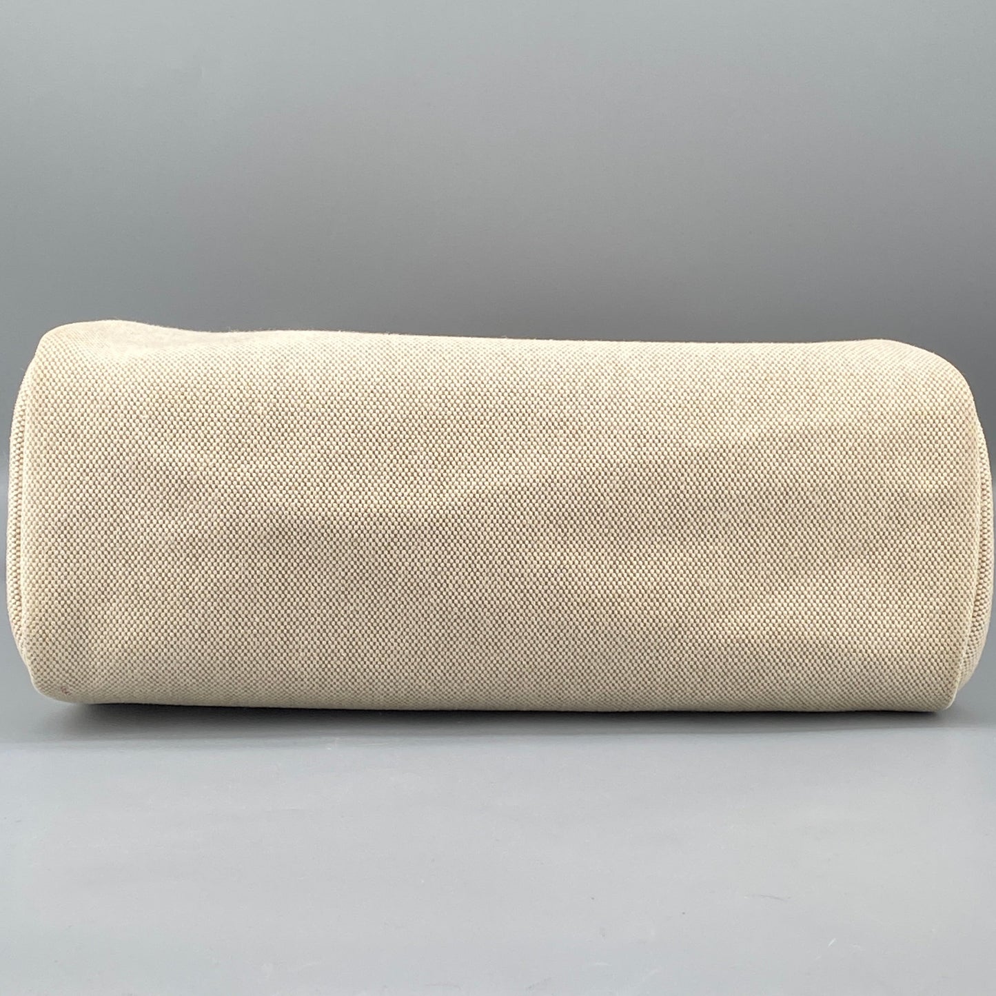 Hermes 2001 Herbag 31 Beige Canvas & Natural Caramel Cowhide Shoulder Bag