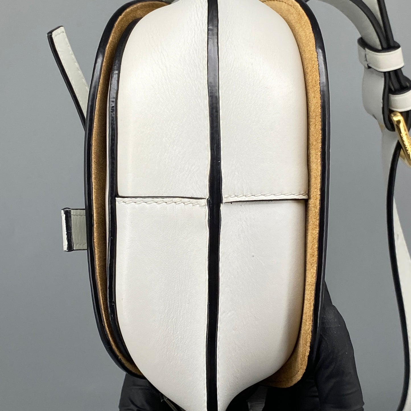 Loewe Gate Mini White Smooth Calfskin Belt Bag