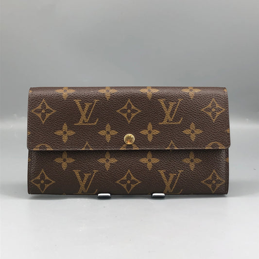 Louis Vuitton Monogram Sarah Wallet Brown