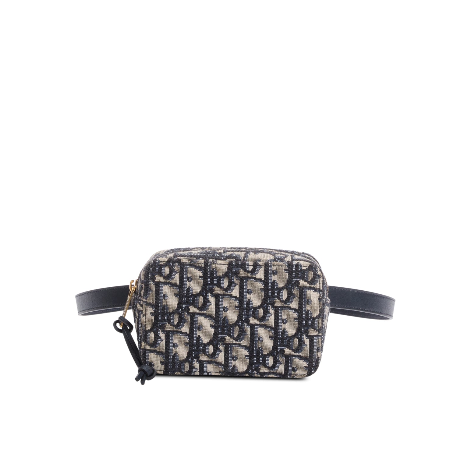Christian Dior 2020 Navy Oblique Pouch Belt Bag